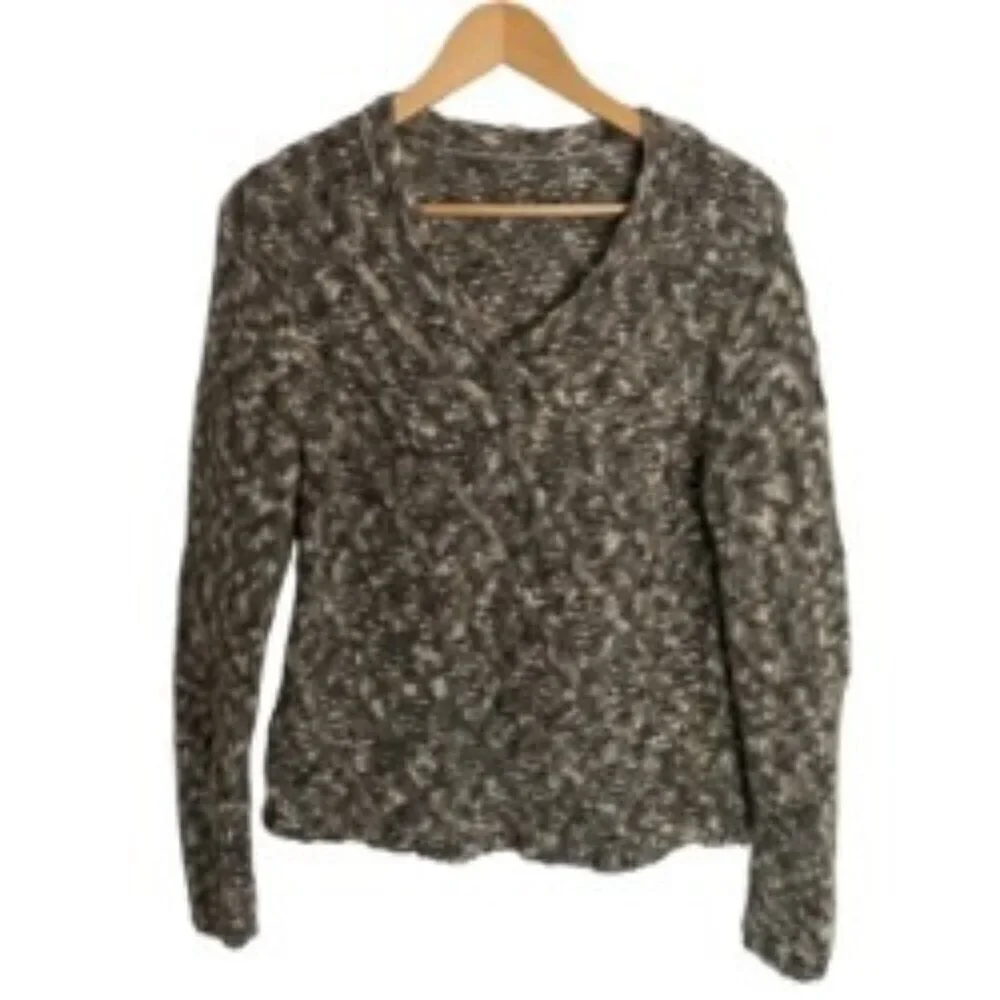 Carlo Colucci Wool Blend V Neck Sweater 38